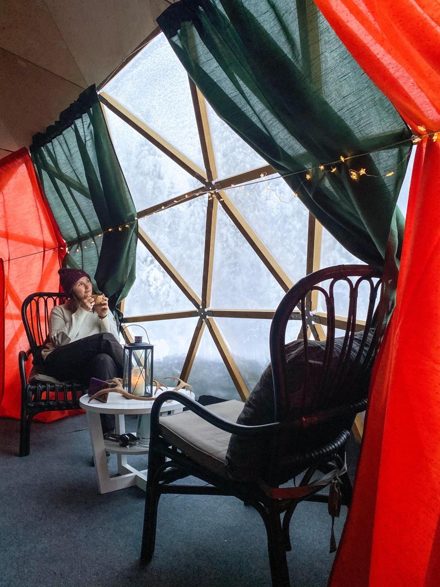 Aurora Igloo Fireplace-Heated Tents In A Secret Forest With Private Jacuzzi And Shared Sauna Bathroom And Dog Friendly روفانييمي المظهر الخارجي الصورة